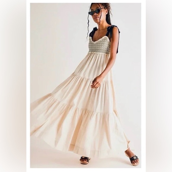 NEW Free People Bluebell Maxi Dress XL - Picture 5 of 10